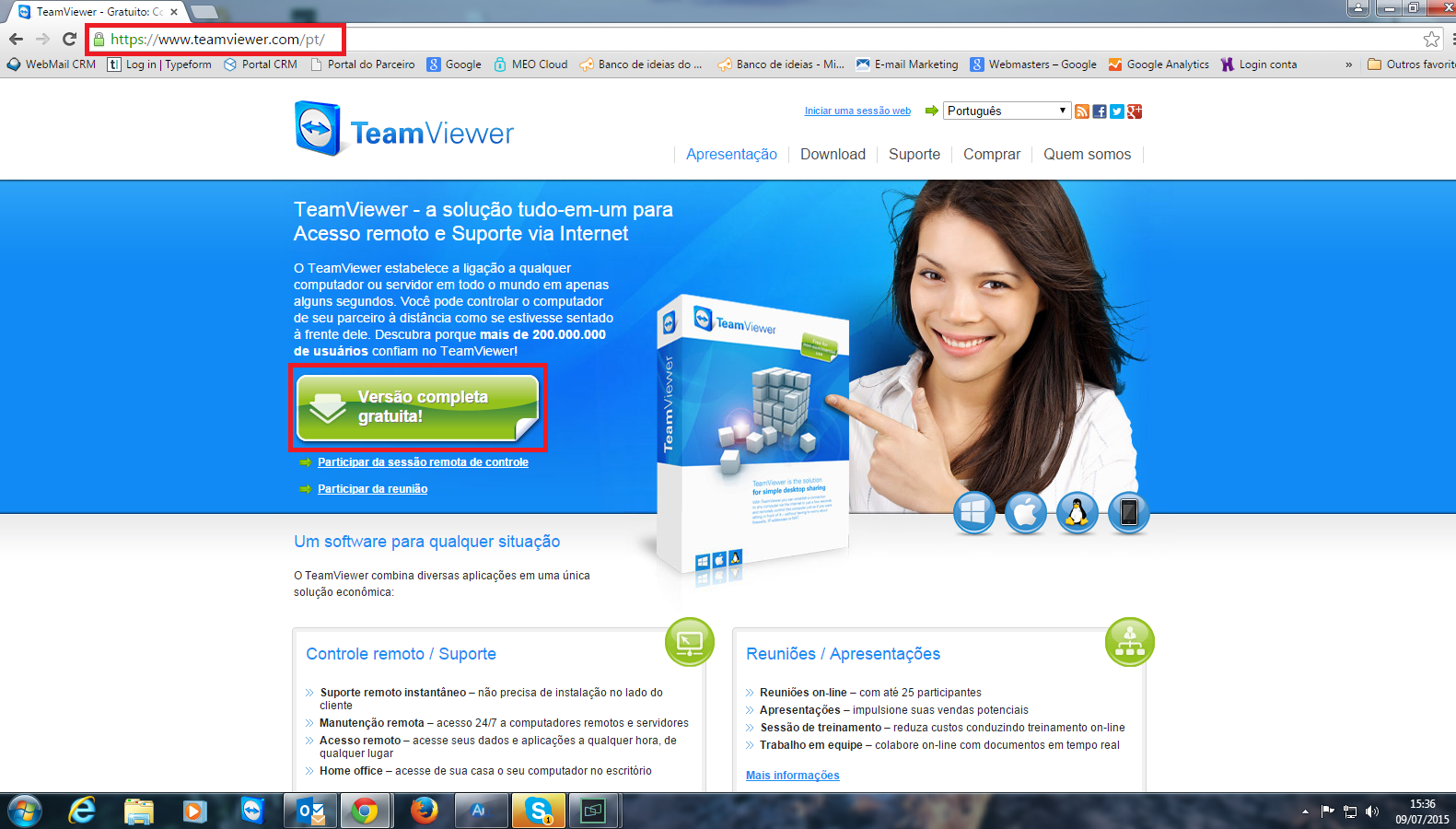 Manual de Instalação TeamViewer Portal
